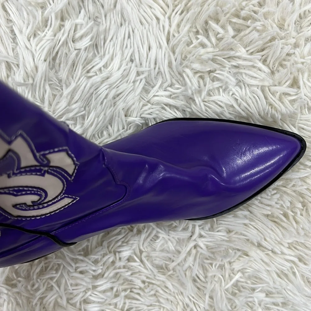 Billini Purple Norva Cowboy Boots